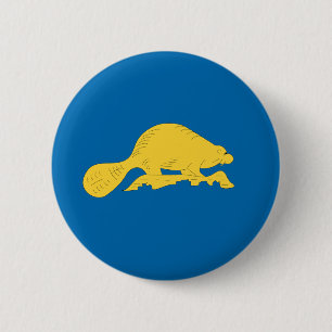 Entwurf der OREGON-Flagge - Button