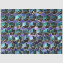 Entwurf der Serie Isometric Galaxy 5 Seidenpapier