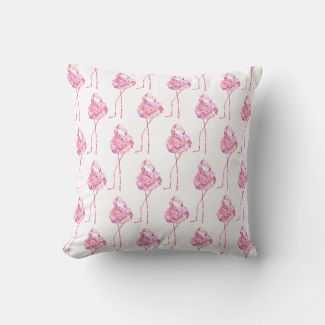 Entwurf der Serie "Tender Flamingo" 3 Kissen (Vorderseite)