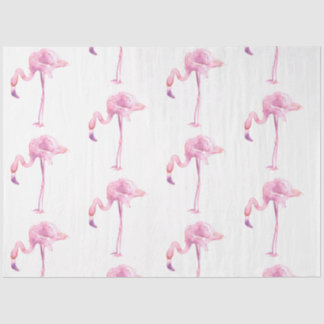 Entwurf der Serie "Tender Flamingo" 4 Seidenpapier