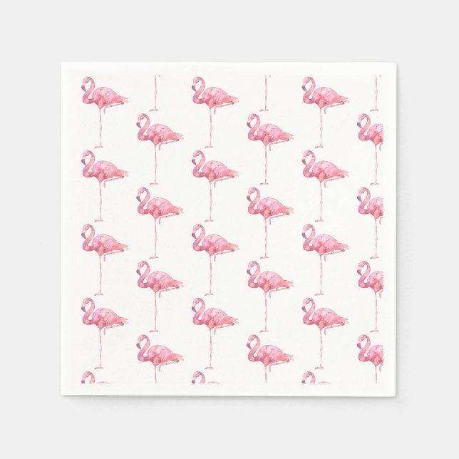Entwurf der Serie "Zender Flamingo" 1 Serviette (Vorderseite)