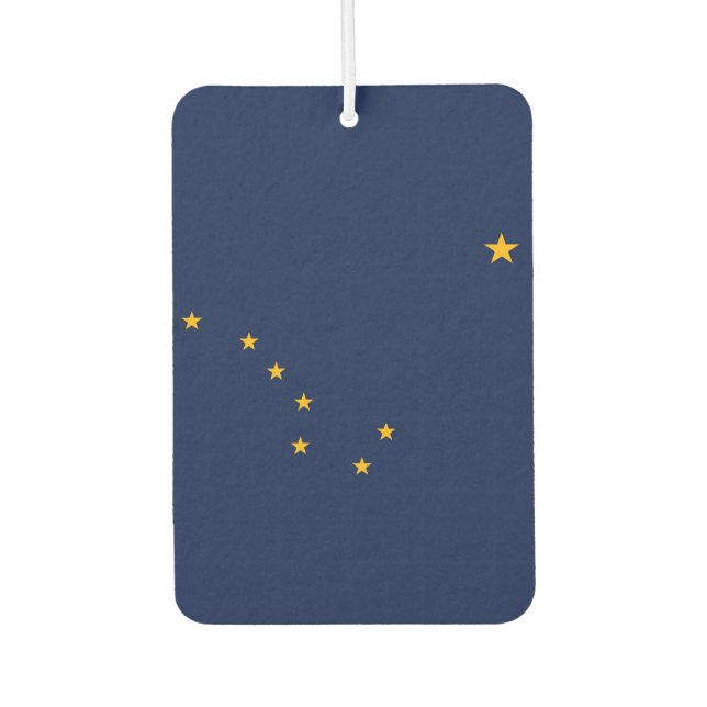 Entwurf der Staatsflagge Alaska Autolufterfrischer (Vorderseite)