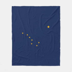 Entwurf der Staatsflagge Alaska Fleecedecke