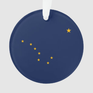 Entwurf der Staatsflagge Alaska Ornament