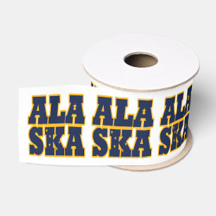 Entwurf der Staatsflagge Alaska Ripsband