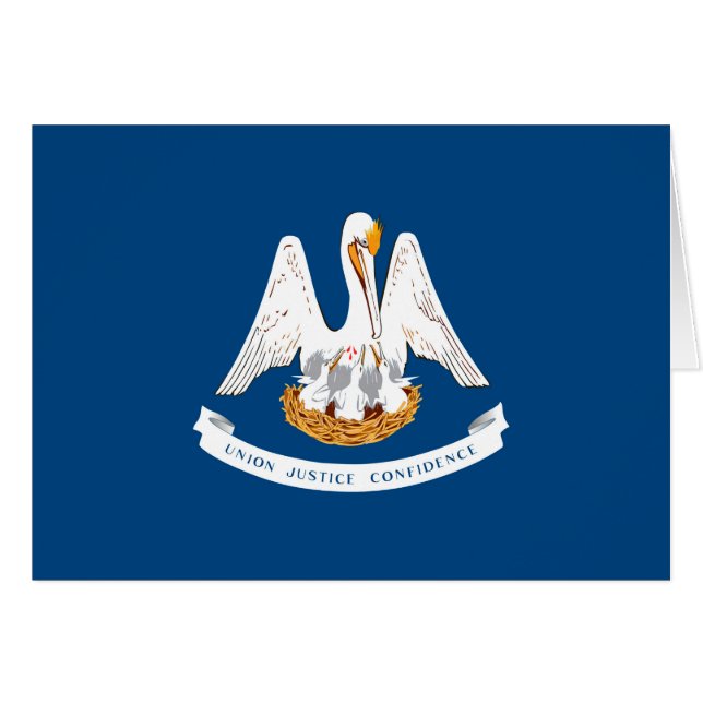 Entwurf der Staatsflagge in Louisiana (Vorderseite (Horizontal))