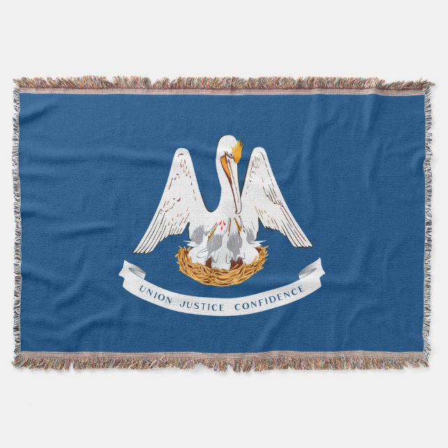 Entwurf der Staatsflagge in Louisiana Decke (Vorderseite)
