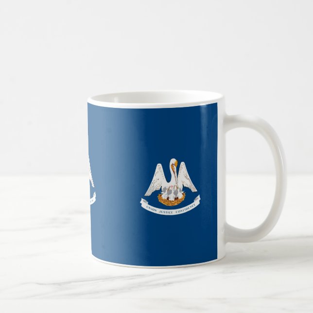 Entwurf der Staatsflagge in Louisiana Kaffeetasse (Rechts)