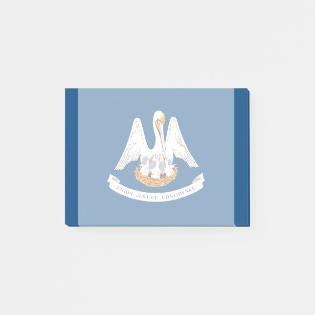 Entwurf der Staatsflagge in Louisiana Post-it Klebezettel (Vorderseite)