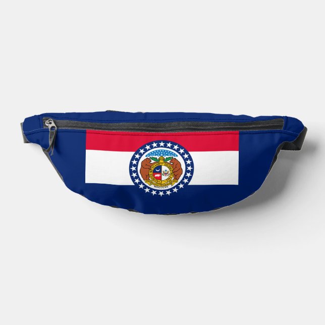 Entwurf der Staatsflagge in Missouri Bauchtasche (Ablage )