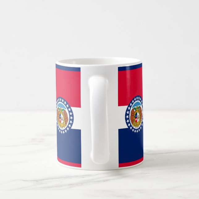 Entwurf der Staatsflagge in Missouri Kaffeetasse (Henkel)