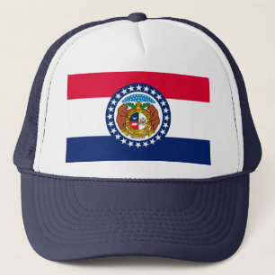 Entwurf der Staatsflagge in Missouri Truckerkappe