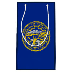 Entwurf der Staatsflagge in Nebraska Kleine Geschenktüte
