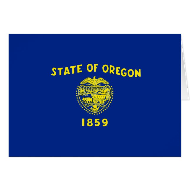 Entwurf der Staatsflagge in Oregon (Vorderseite (Horizontal))