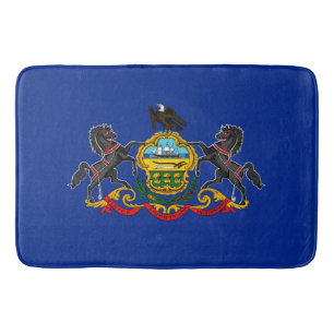 Entwurf der Staatsflagge Pennsylvania Badematte