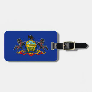 Entwurf der Staatsflagge Pennsylvania Gepäckanhänger