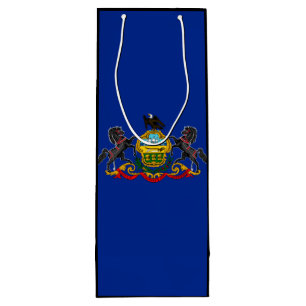 Entwurf der Staatsflagge Pennsylvania Geschenktüte Für Weinflaschen