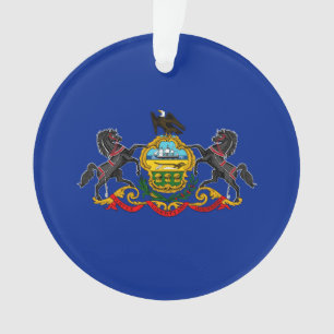 Entwurf der Staatsflagge Pennsylvania Ornament