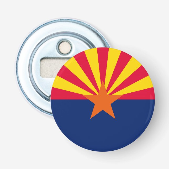 Entwurf der Staatsflagge von Arizona Flaschenöffner (Vorderseite)