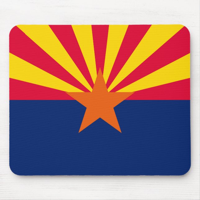 Entwurf der Staatsflagge von Arizona Mousepad (Vorne)