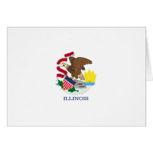 Entwurf der Staatsflagge von Illinois