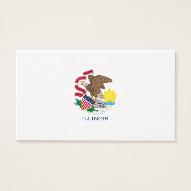 Entwurf der Staatsflagge von Illinois (Vorderseite)
