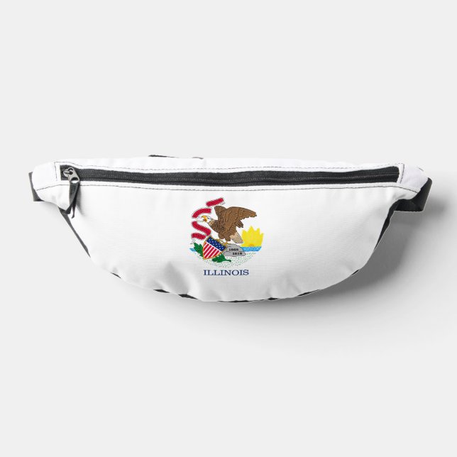 Entwurf der Staatsflagge von Illinois Bauchtasche (Ablage )