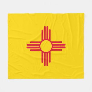 Entwurf der Staatsflagge von New Mexico Fleecedecke