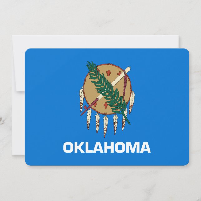 Entwurf der Staatsflagge von Oklahoma (Vorderseite)
