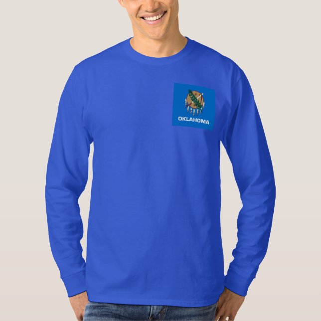 Entwurf der Staatsflagge von Oklahoma T-Shirt (Vorderseite)