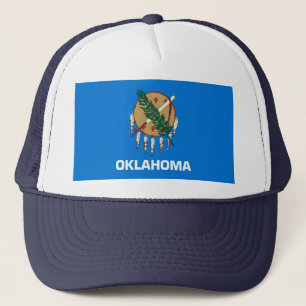 Entwurf der Staatsflagge von Oklahoma Truckerkappe