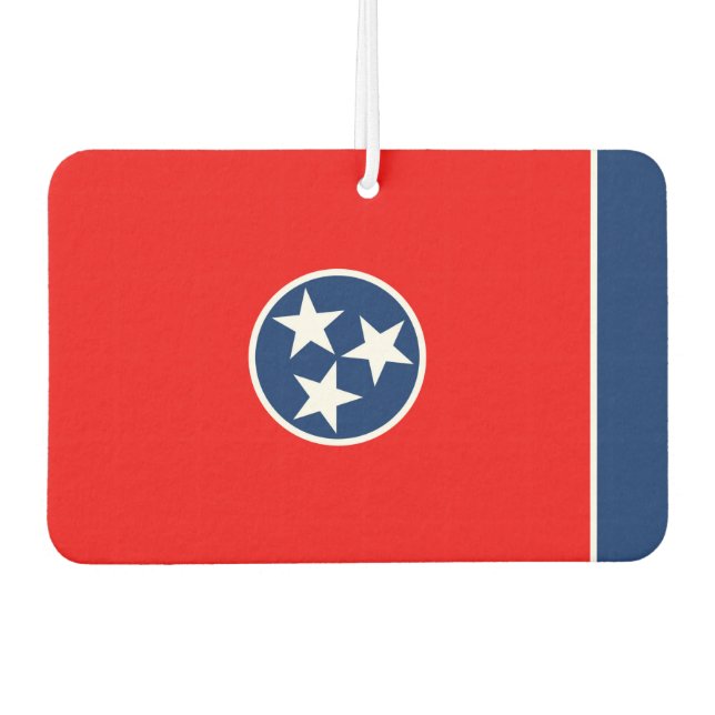 Entwurf der Tennessee-Staatsflagge Autolufterfrischer (Vorderseite)