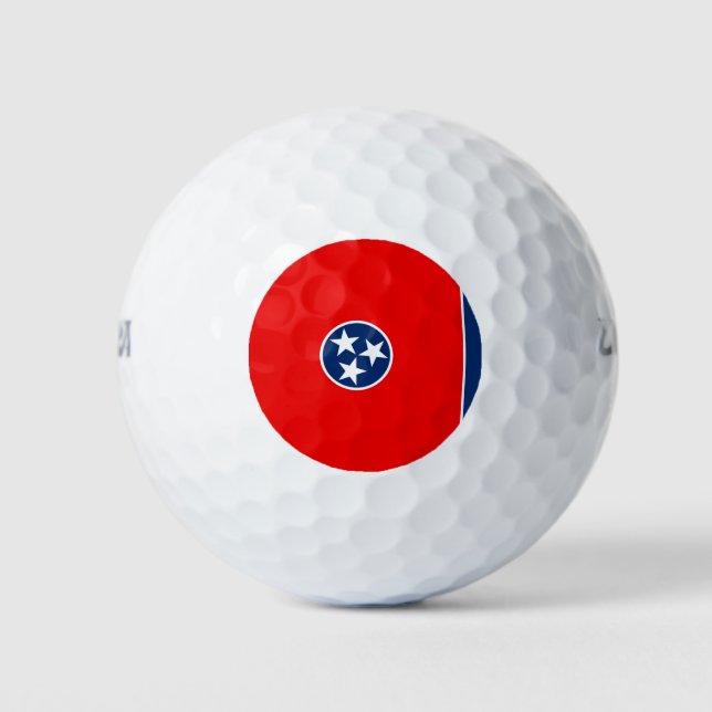 Entwurf der Tennessee-Staatsflagge Golfball (Vorderseite)
