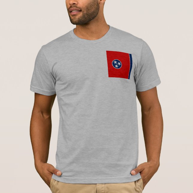 Entwurf der Tennessee-Staatsflagge T-Shirt (Vorderseite)
