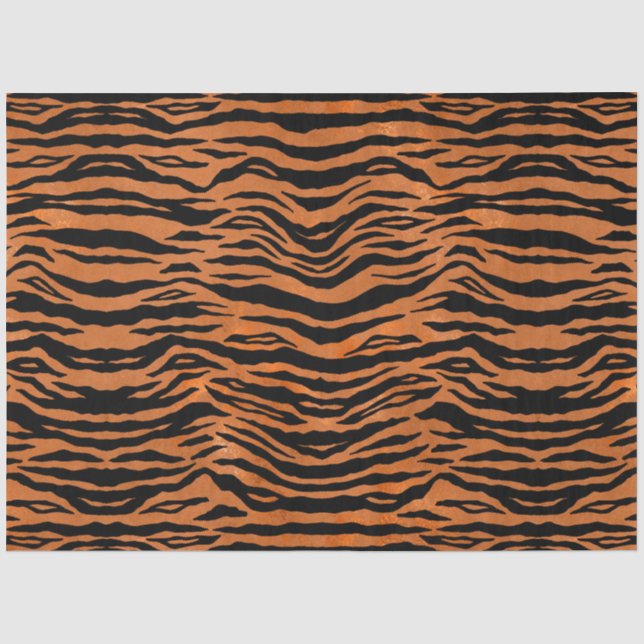Entwurf der Tiger-Serie für Kupfer 6 Seidenpapier (Vorderseite)