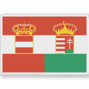 Entwurf der zivilen Flotte zwischen Österreich und Aufkleber