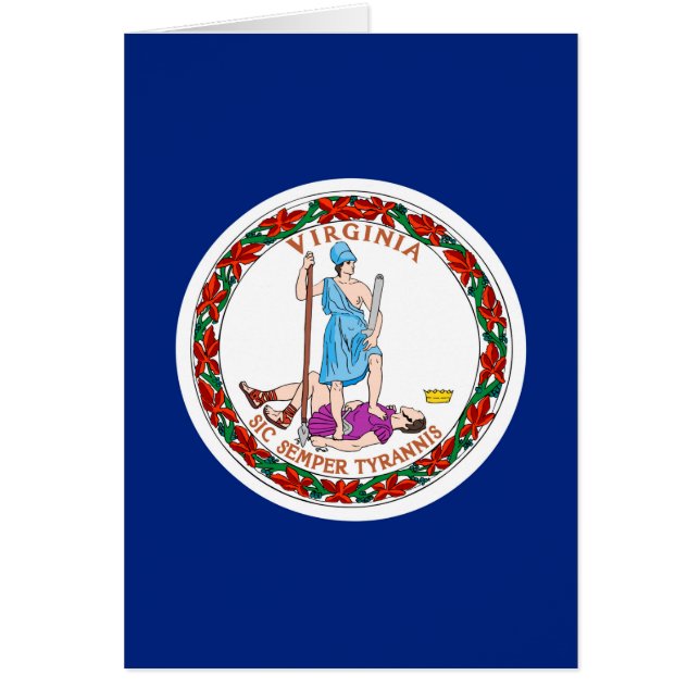 Entwurf des Flaggenstaates Virginia (Vorne)