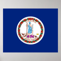 Entwurf des Flaggenstaates Virginia