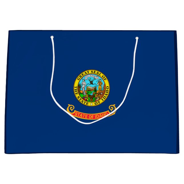 Entwurf des Flaggenstaates von Idaho Große Geschenktüte (Vorderseite)