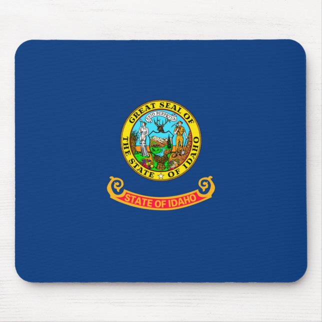 Entwurf des Flaggenstaates von Idaho Mousepad (Vorne)