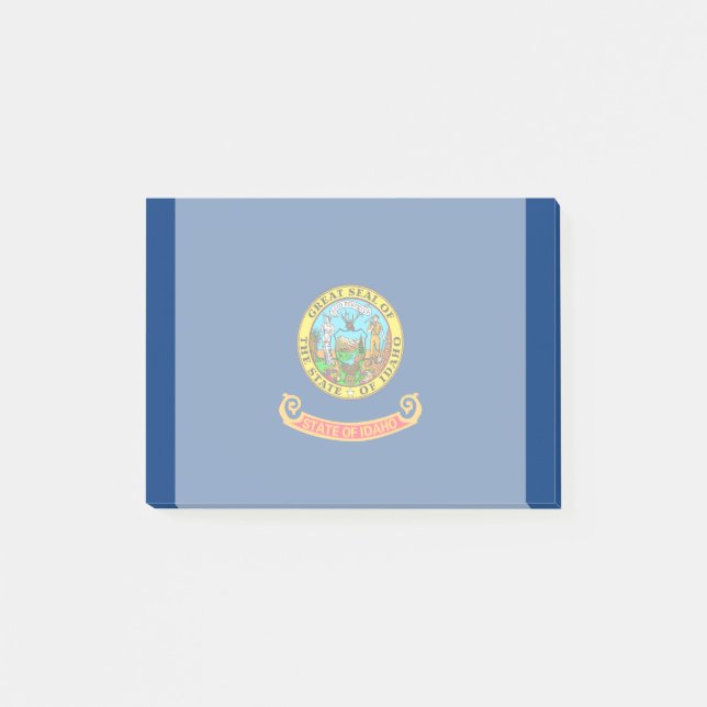 Entwurf des Flaggenstaates von Idaho Post-it Klebezettel (Vorderseite)