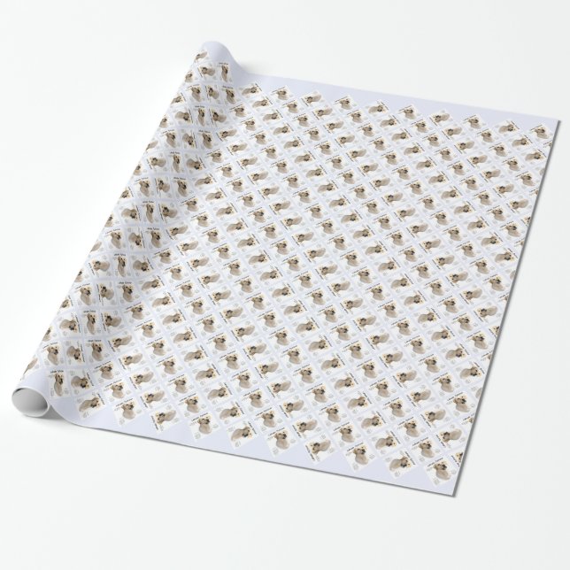 Entwurf des Labrador Retriever (gelb) Geschenkpapier (Ungerollt)
