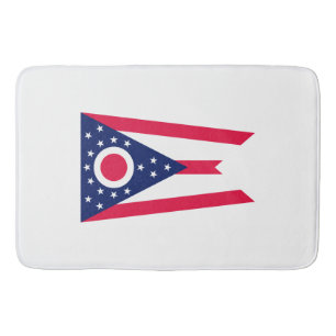 Entwurf des Staatsflagges Ohio Badematte