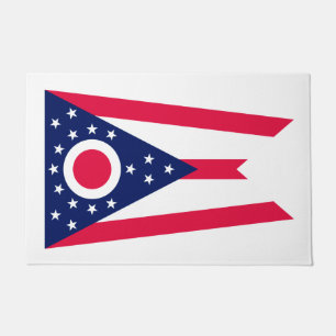 Entwurf des Staatsflagges Ohio Fußmatte