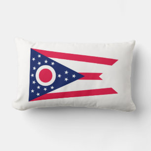 Entwurf des Staatsflagges Ohio Lendenkissen