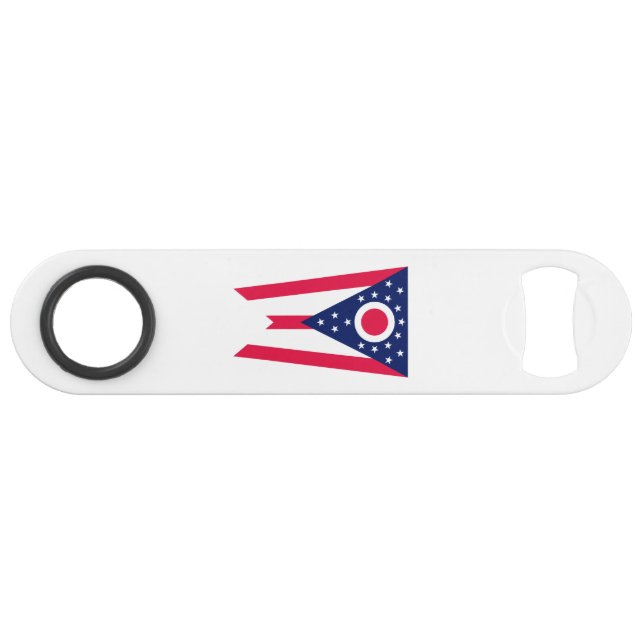 Entwurf des Staatsflagges Ohio Speed Flaschenöffner (Vorderseite (Horizontal))
