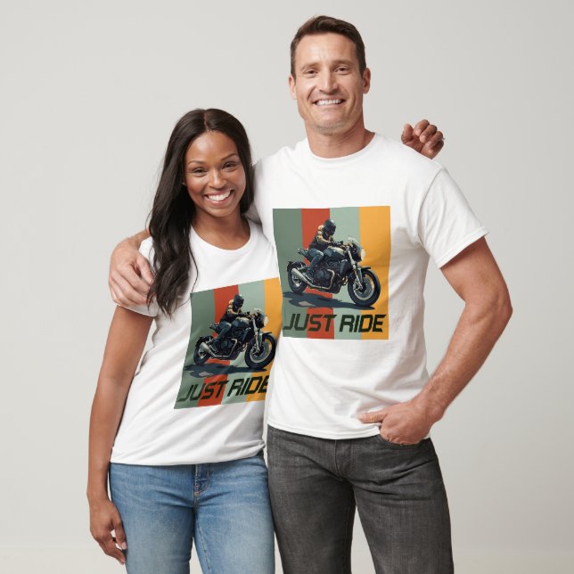 Entwurf des Wagenführungs-Motorrad-T - Shirt (Unisex)
