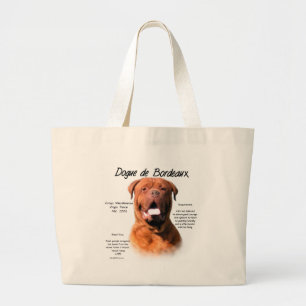 Entwurf Dogue de Bordeaux History Jumbo Stoffbeutel