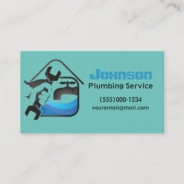 Entwurf einer Business Card des Auftragnehmers Visitenkarte (Vorderseite)