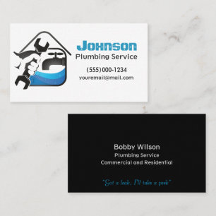 Entwurf einer Business Card des Auftragnehmers Visitenkarte